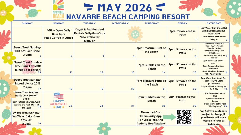 Activities - Navarre Beach Camping Resort