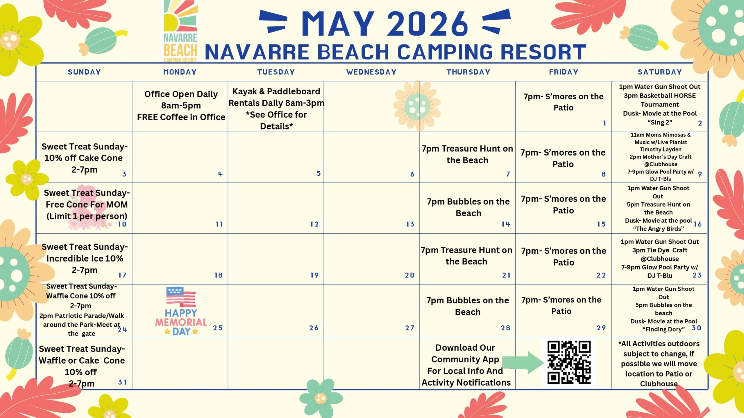 Navarre May 2026 Activities